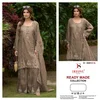 D 3509 A To D By Deepsy Gabana Satin Tissue Salwar Kameez